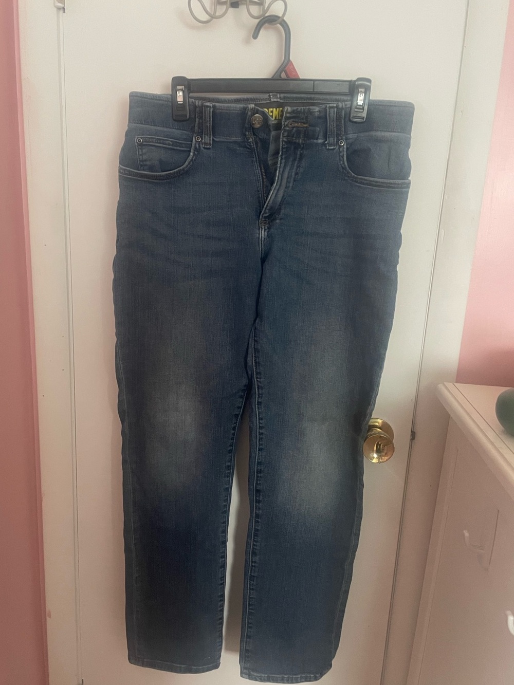 Men's Lee Blue Wash Straight-Leg Jeans